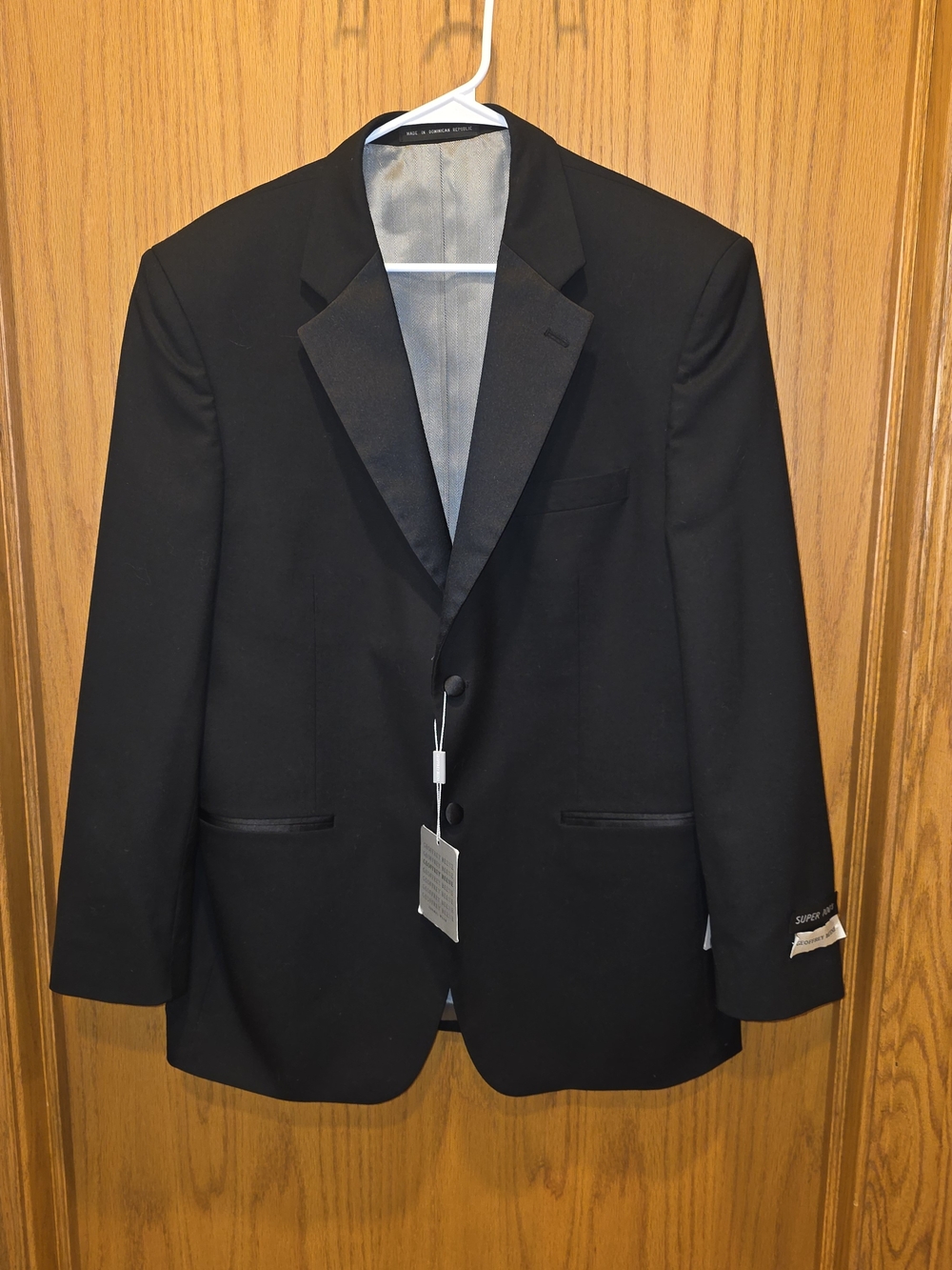 Geoffrey Beene Black 100% Wool Sport Coat